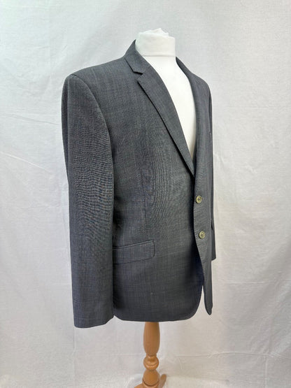 Ted Baker Dark Grey Men’s Elevated Suit Jacket Size 46R VGC