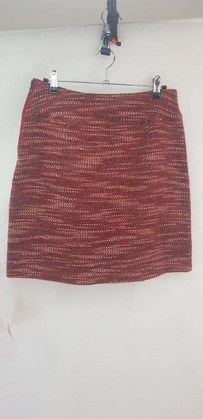 Joe Browns Red Tweed Skirt Size 10 BNWT