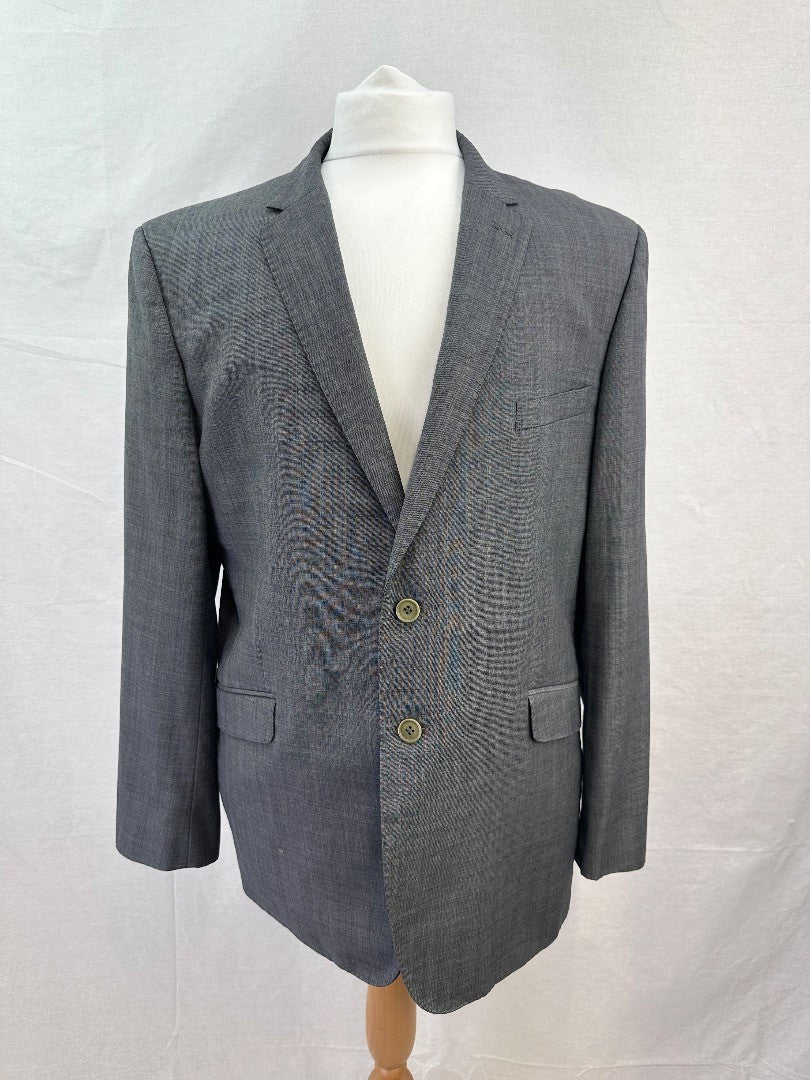 Ted Baker Dark Grey Men’s Elevated Suit Jacket Size 46R VGC