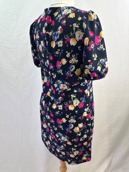 Ralph Lauren Floral Knee Length Dress Size 8 Excellent Condition