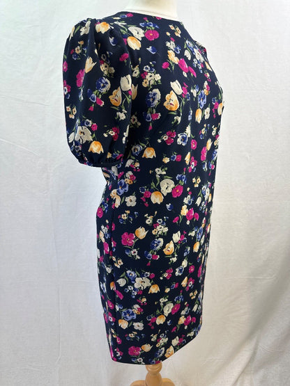 Ralph Lauren Floral Knee Length Dress Size 8 Excellent Condition