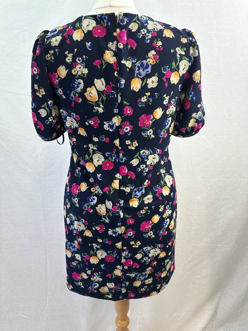 Ralph Lauren Floral Knee Length Dress Size 8 Excellent Condition