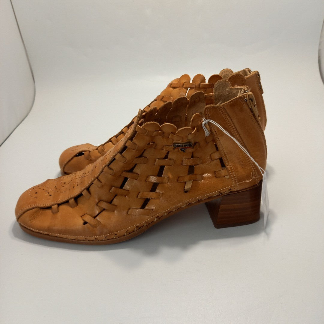 Pikolinds Ladies Ankle Boots/Shoes - Leather - Tan - UK Size 7