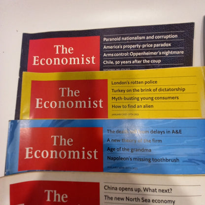 The Economist Magazine Bundle - 7 Mags - Oct 22 onwards