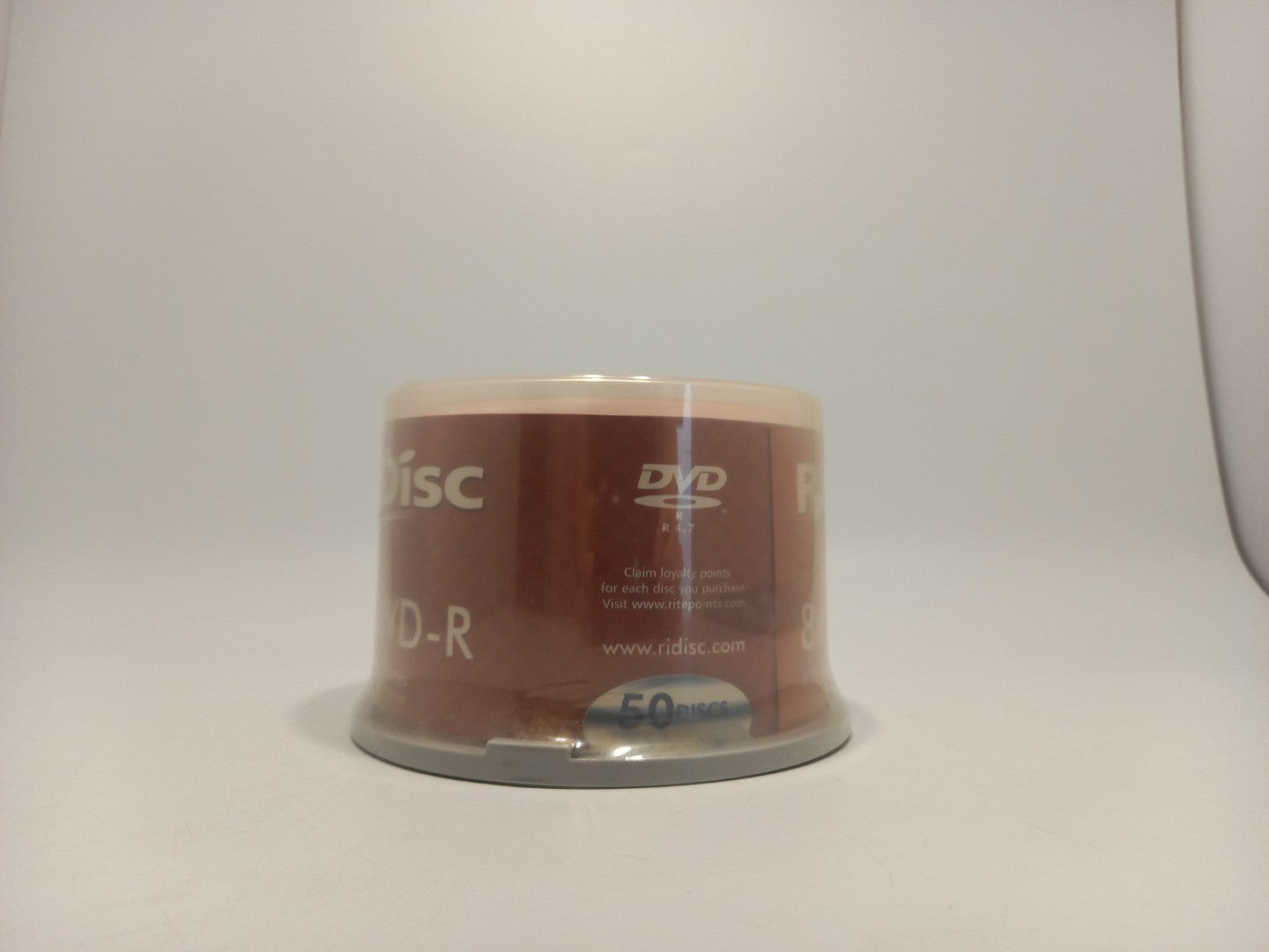 RiDisc 8x DVD-R 50 discs 120 Minutes 4.7GB Blank Media