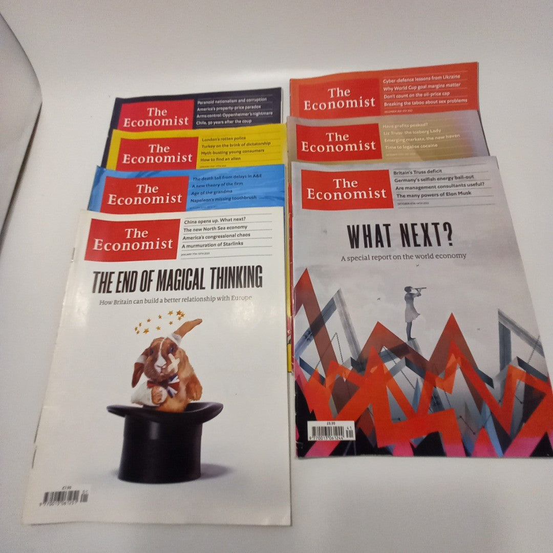 The Economist Magazine Bundle - 7 Mags - Oct 22 onwards