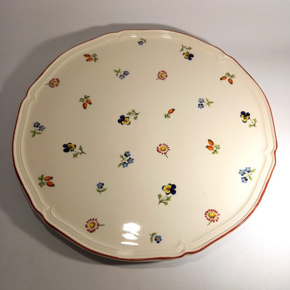 Villeroy & Boch Plate Cake, Petite Fleur Round Floral Platter 30 cm Serveware