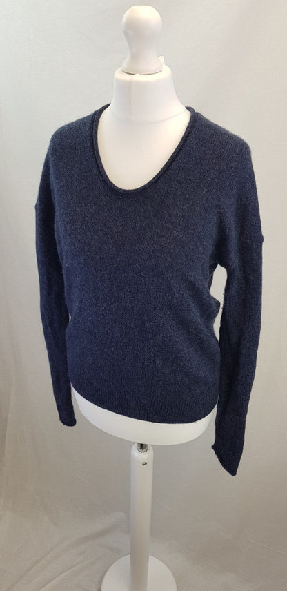 Toast Wool Cashmere Navy Jumper Size XS Excellent Condition