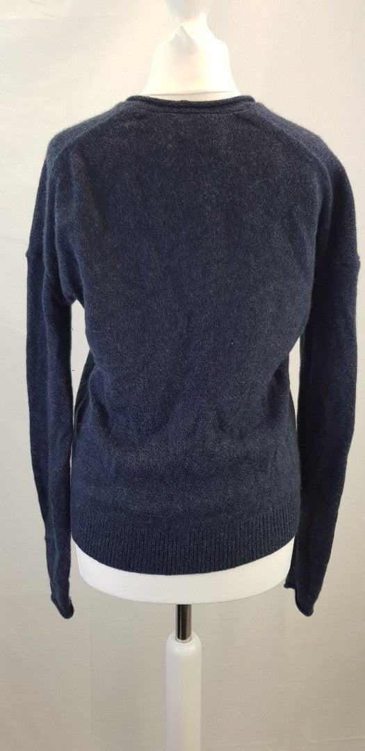 Toast Wool Cashmere Navy Jumper Size XS Excellent Condition