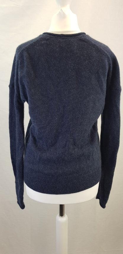 Toast Wool Cashmere Navy Jumper Size XS Excellent Condition