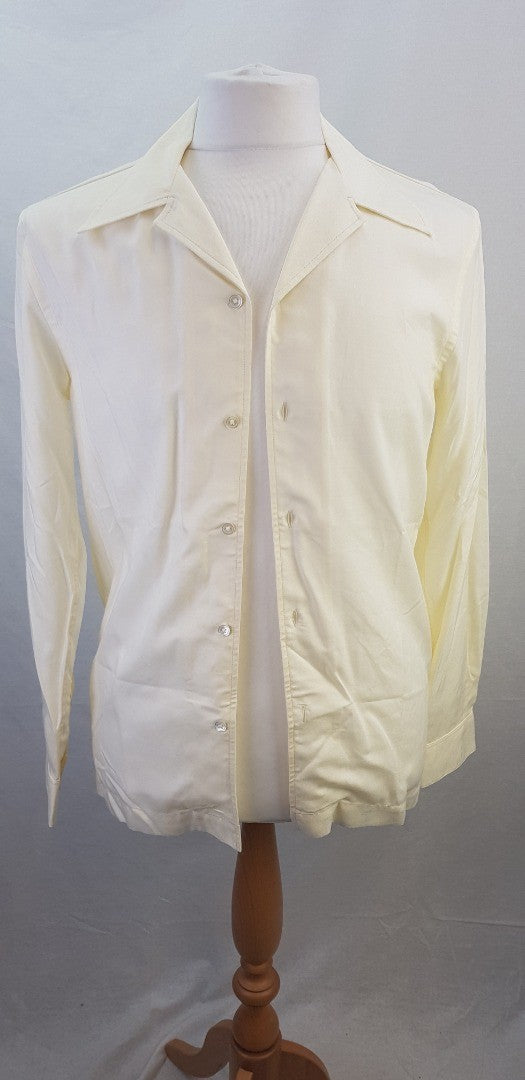 Che Studios Ivory Button Up Shirt Men's Size XS BNWT