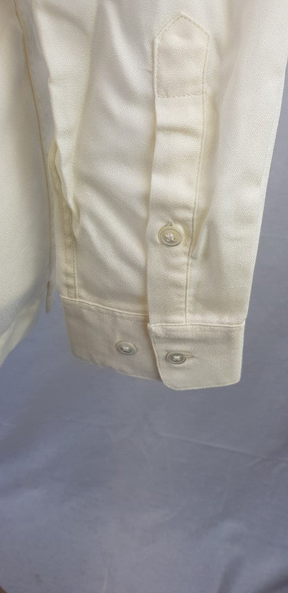 Che Studios Ivory Button Up Shirt Men's Size XS BNWT