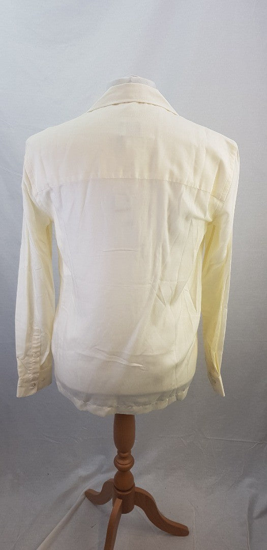 Che Studios Ivory Button Up Shirt Men's Size XS BNWT