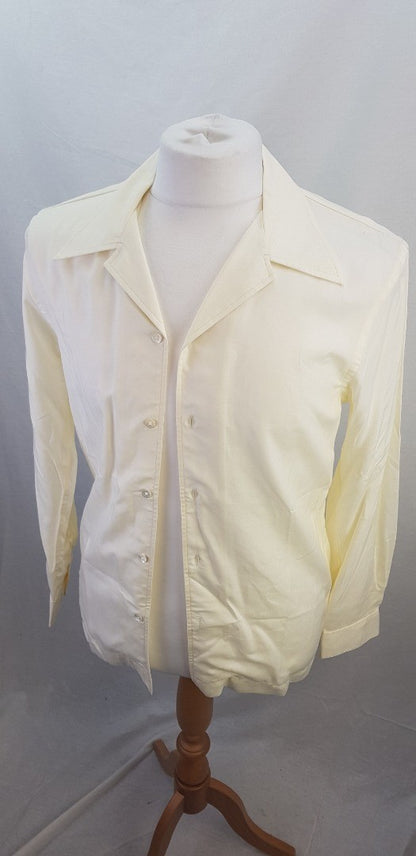 Che Studios Ivory Button Up Shirt Men's Size XS BNWT