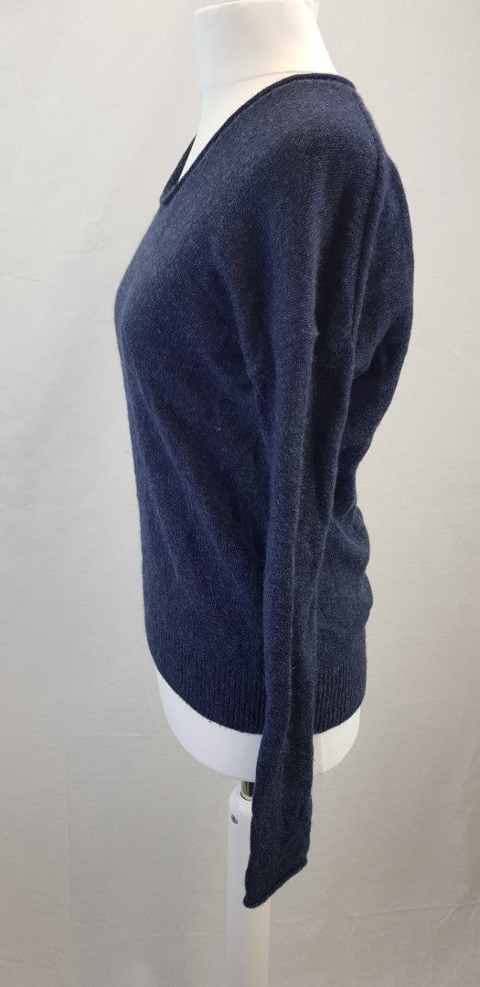 Toast Wool Cashmere Navy Jumper Size XS Excellent Condition