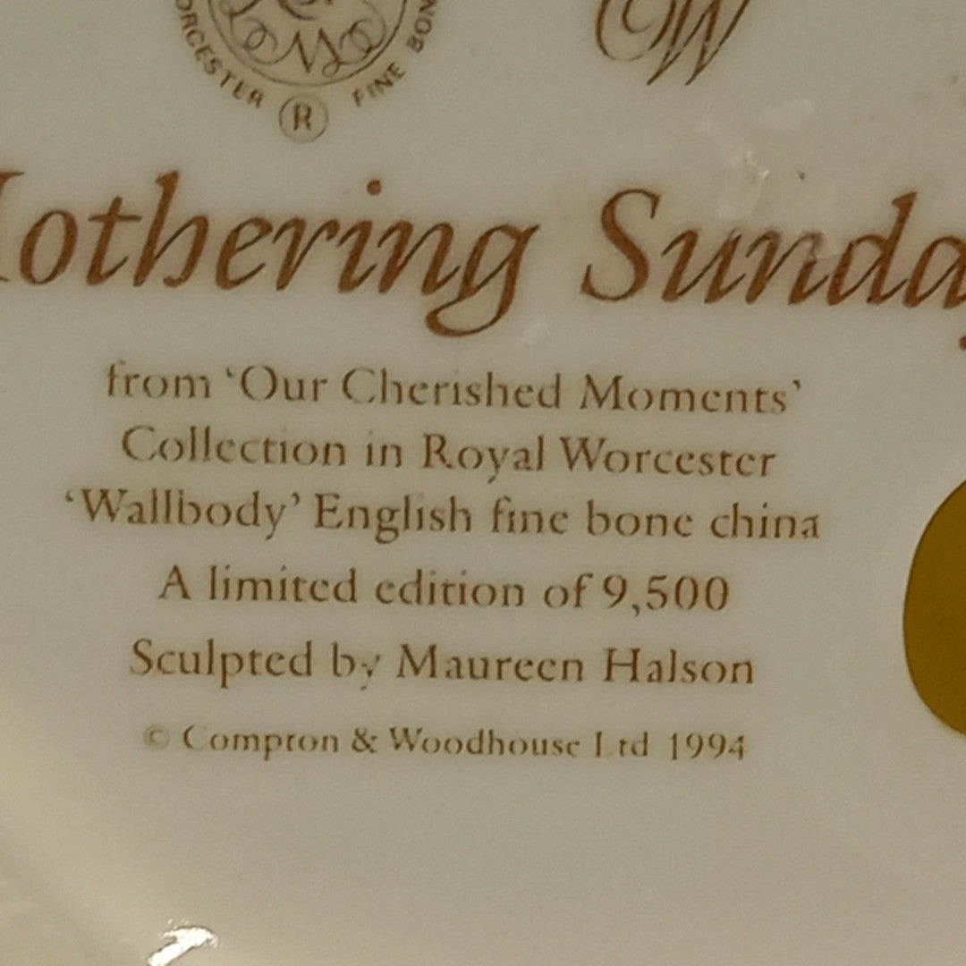 Mothering Sunday Royal Worcester Figurine - Limited Edition  - 1994