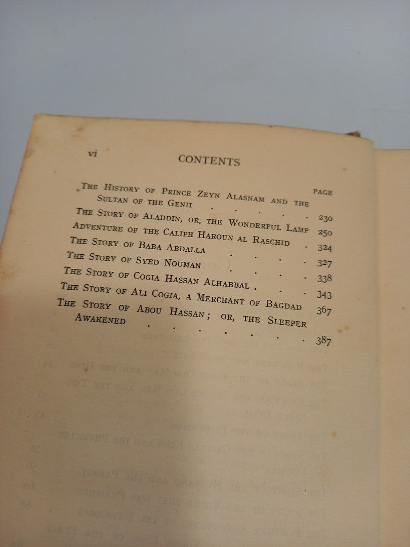 The Arabian Nights Book 1908 Antique Illustrated - Robinson, Stratton, Archibald