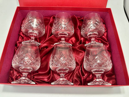 Schott Cristal Boxed Set Of 6 x Whisky / Spirit Glasses