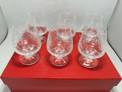 Schott Cristal Boxed Set Of 6 x Whisky / Spirit Glasses