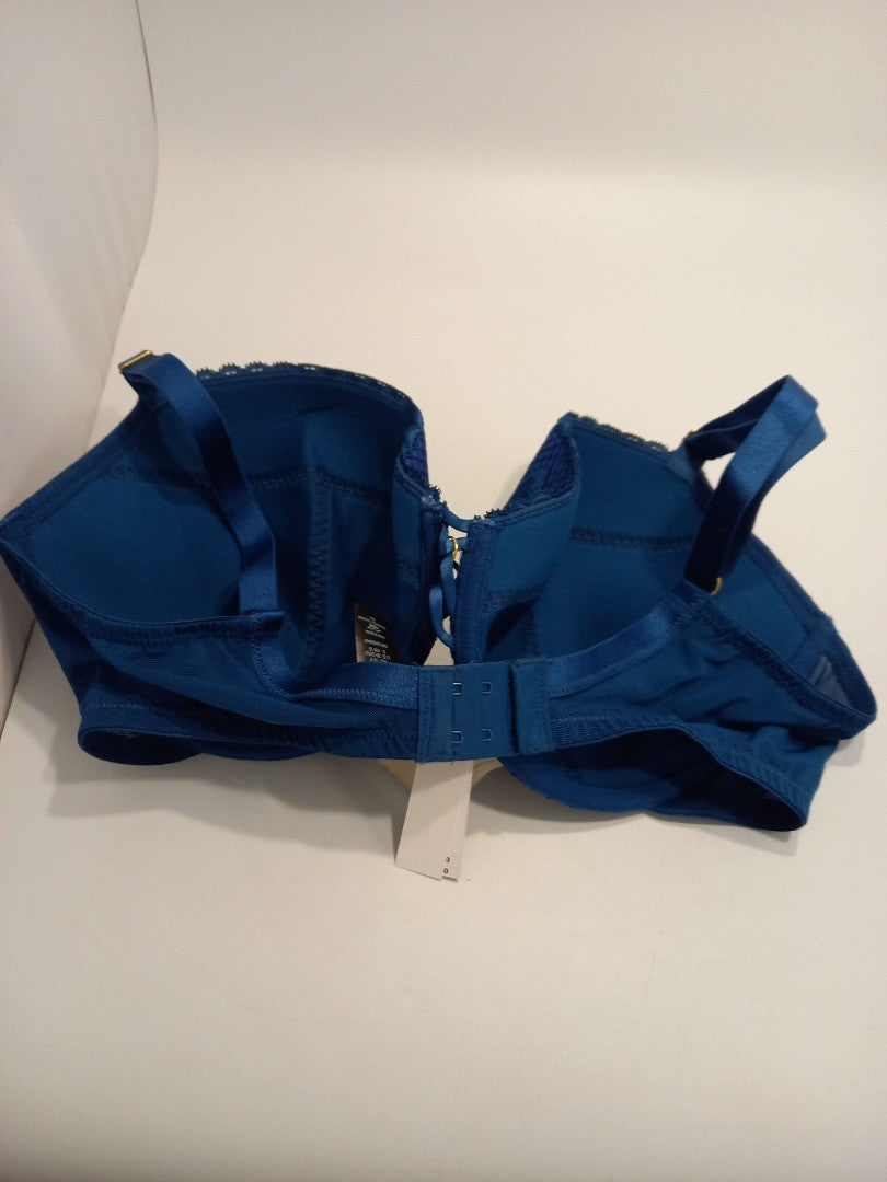 Ann Summers Lingerie Set, Bra and Thong Blue Size 38F + 18 'The Lasting Lover'