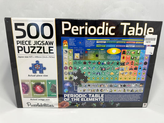 Puzzlebilities 500 Piece Jigsaw Puzzle PERIODIC TABLE new and sealed