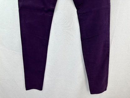 Ralph Lauren Purple Womens Skinny Jeans 26x32 BNWT