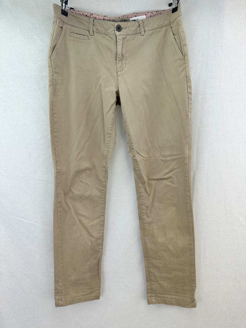 Fat Face Cream Chino Trousers  Size 12 VGC