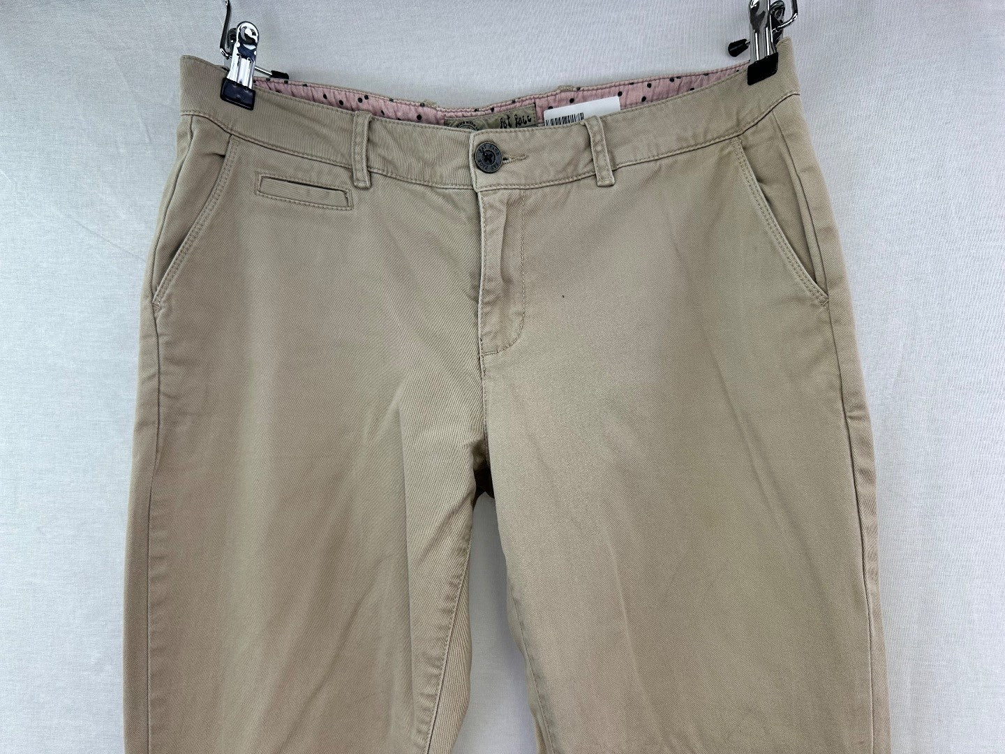 Fat Face Cream Chino Trousers  Size 12 VGC