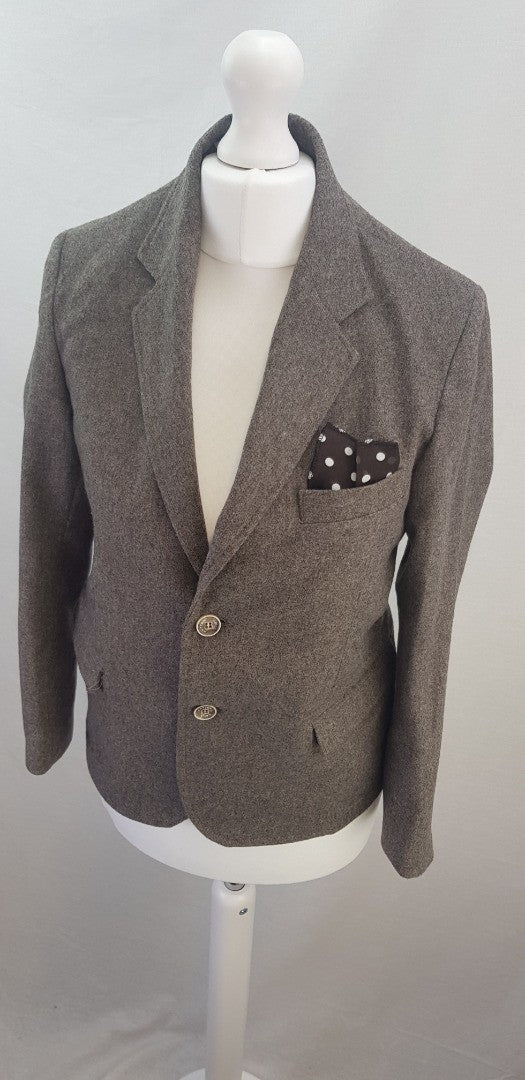 Neill Katter Grey Brown Blazer/Jacket  Size 42/UK 8/10 Excellent Condition