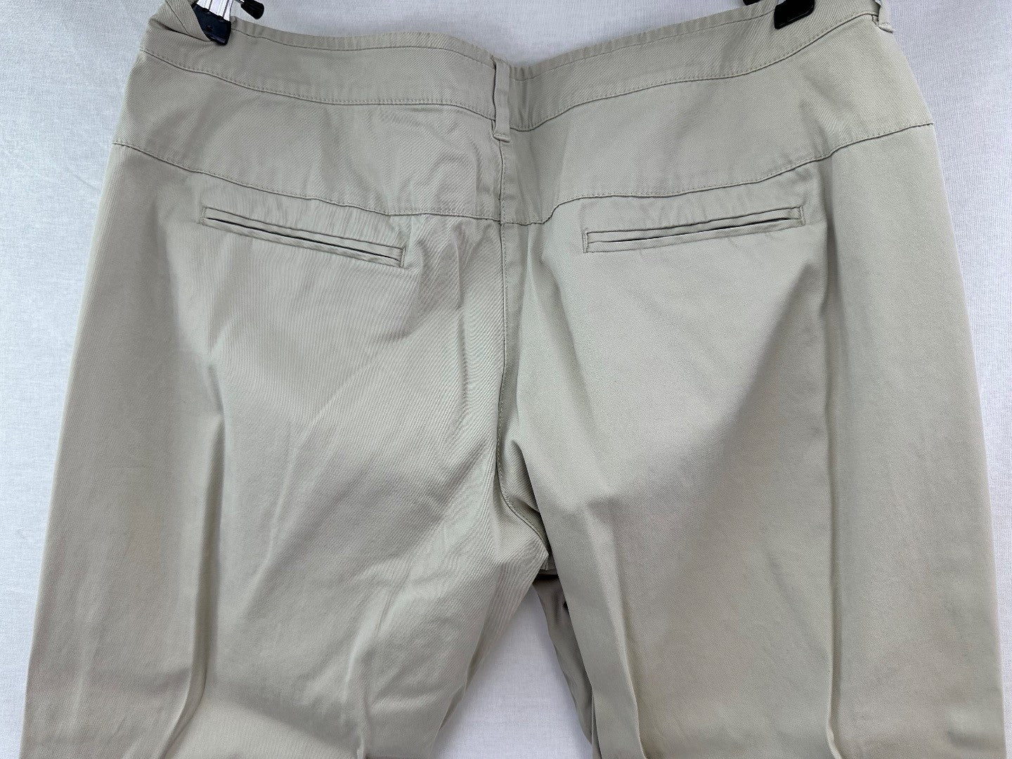 Trenery Cream Stretchy Trousers Size 12 Excellent Condition