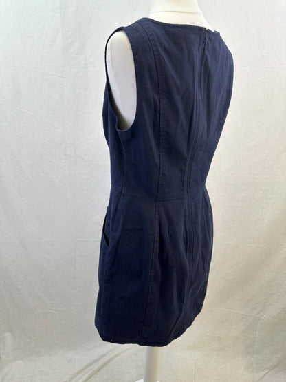 Boden Navy Stretchy Pocket Dress Size 10R BNWT