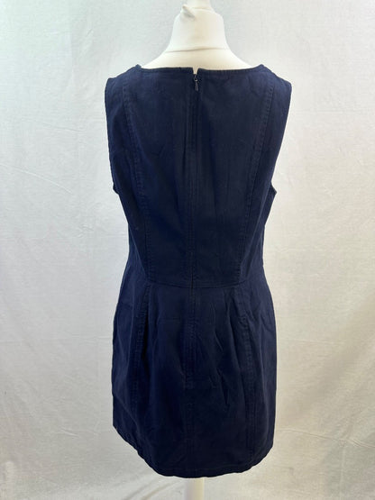 Boden Navy Stretchy Pocket Dress Size 10R BNWT