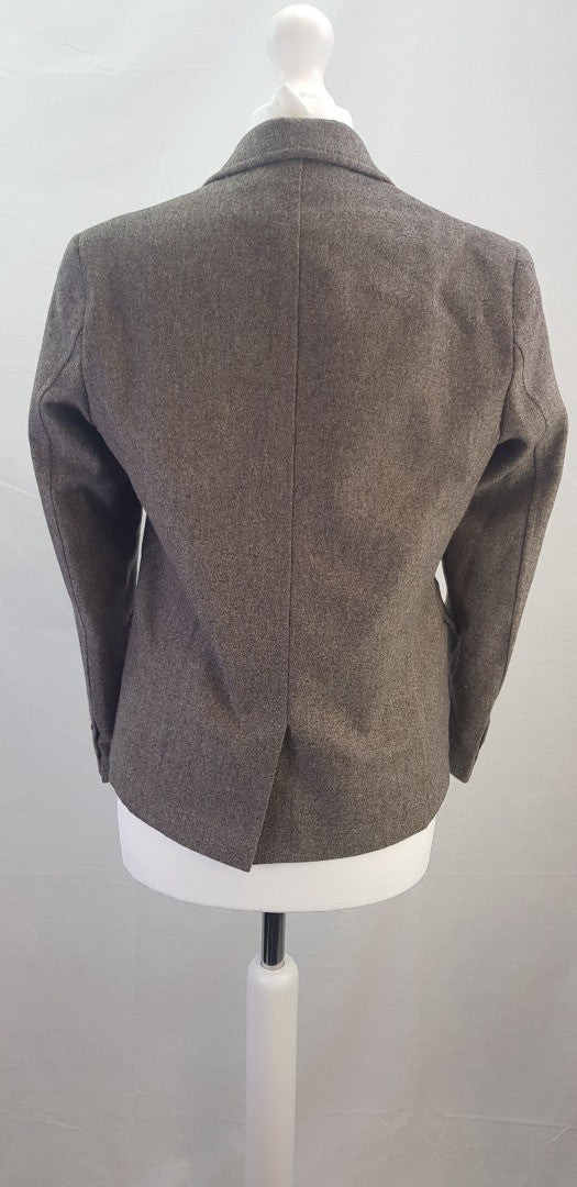 Neill Katter Grey Brown Blazer/Jacket  Size 42/UK 8/10 Excellent Condition