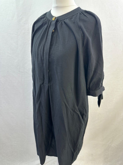 Whistles Black Shirt Dress Size S BNWT