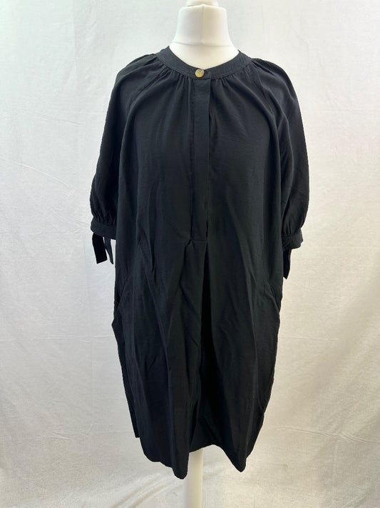 Whistles Black Shirt Dress Size S BNWT