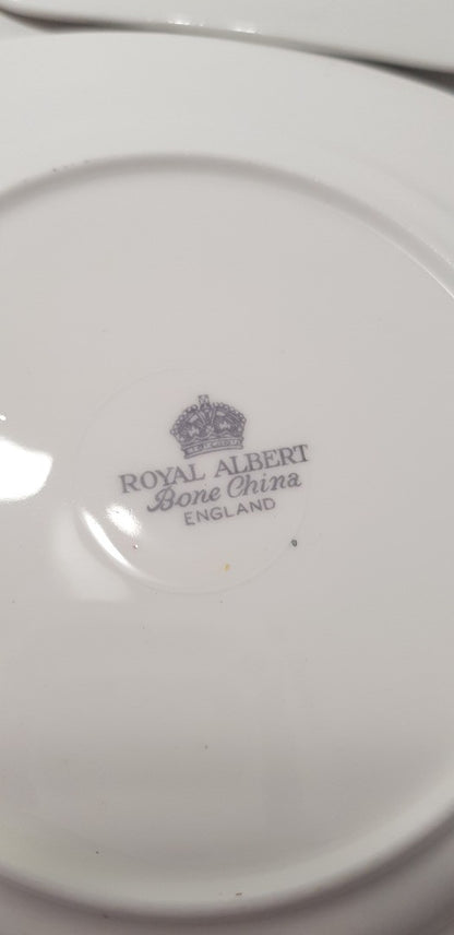 Royal Albert Bone china Floral 6" Side Plates x6 Vintage