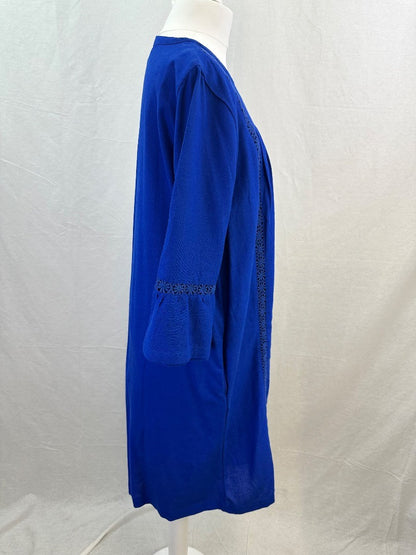 Crew Clothing Electric Blue Tunic Dress Size 10 Excellent Condition