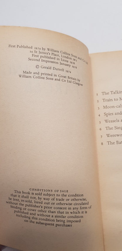 The Talking Parcel by Gerald Durrell Paperback Vintage VGC