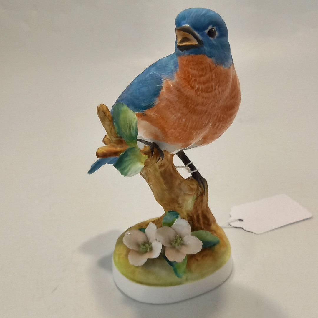 Doris Lindner - Crown Staffordshire Blue Bird on Branch.