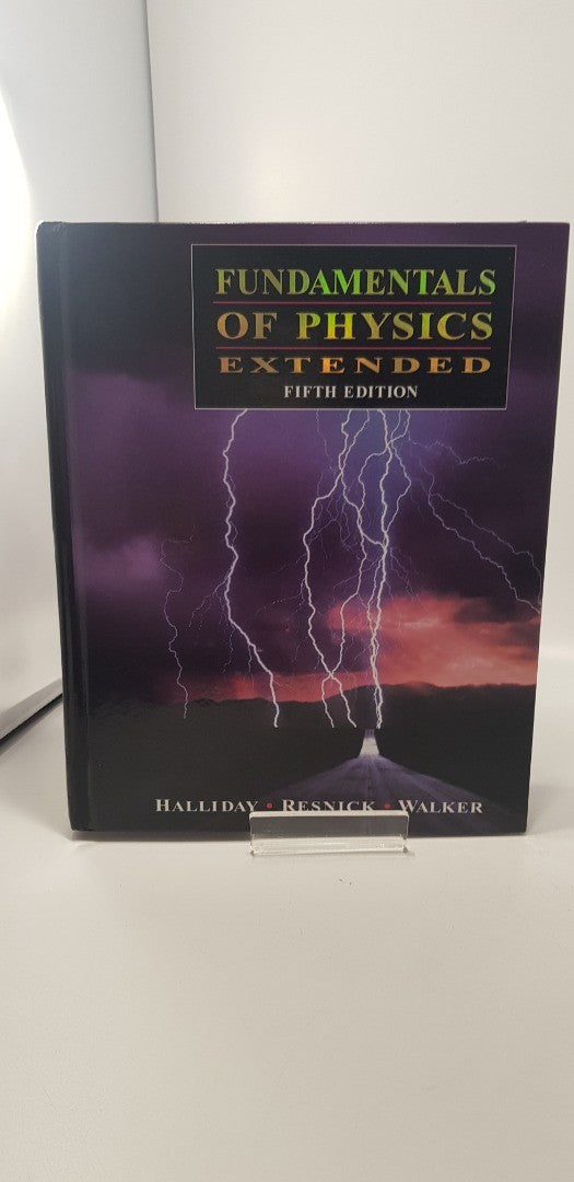 The Fundamentals of Physics Extended 5th Edition By Halliday Resnick Walker Hardback VGC