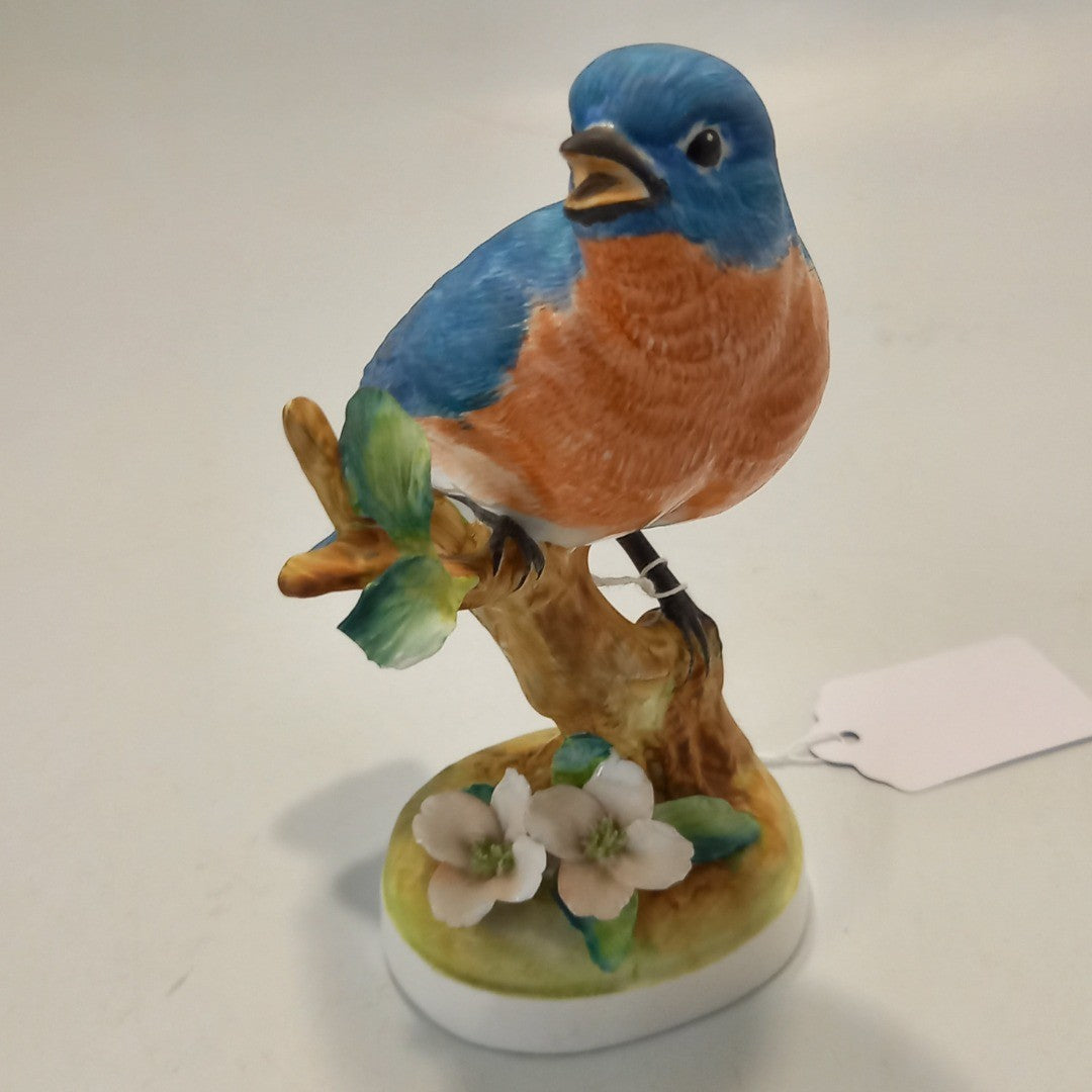 Doris Lindner - Crown Staffordshire Blue Bird on Branch.