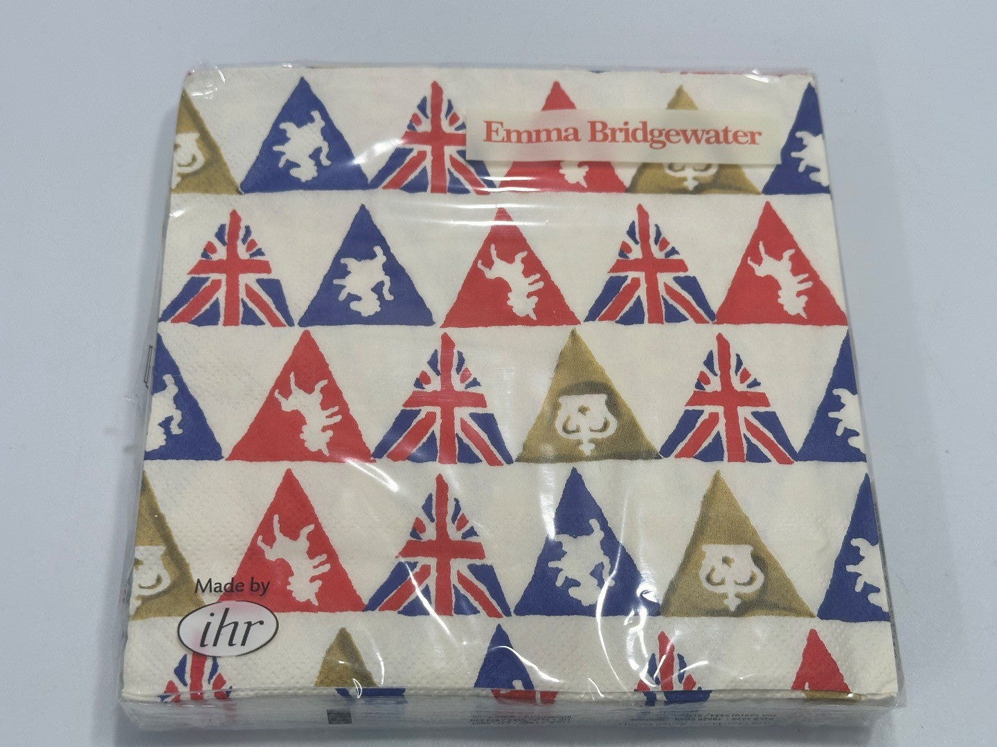 Emma Bridgewater Union Jack Bunting paper lunch napkins 20 in pack 33 cm sq