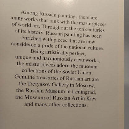 Masterworks of Russian Painting, From Soviet Museums - By A. Repyev - Hardcover