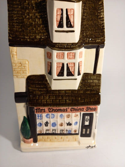 Hazel Ceramics Wall Plaque, Mrs Thomas' China Shop 'A Nation of Shopkeepers'