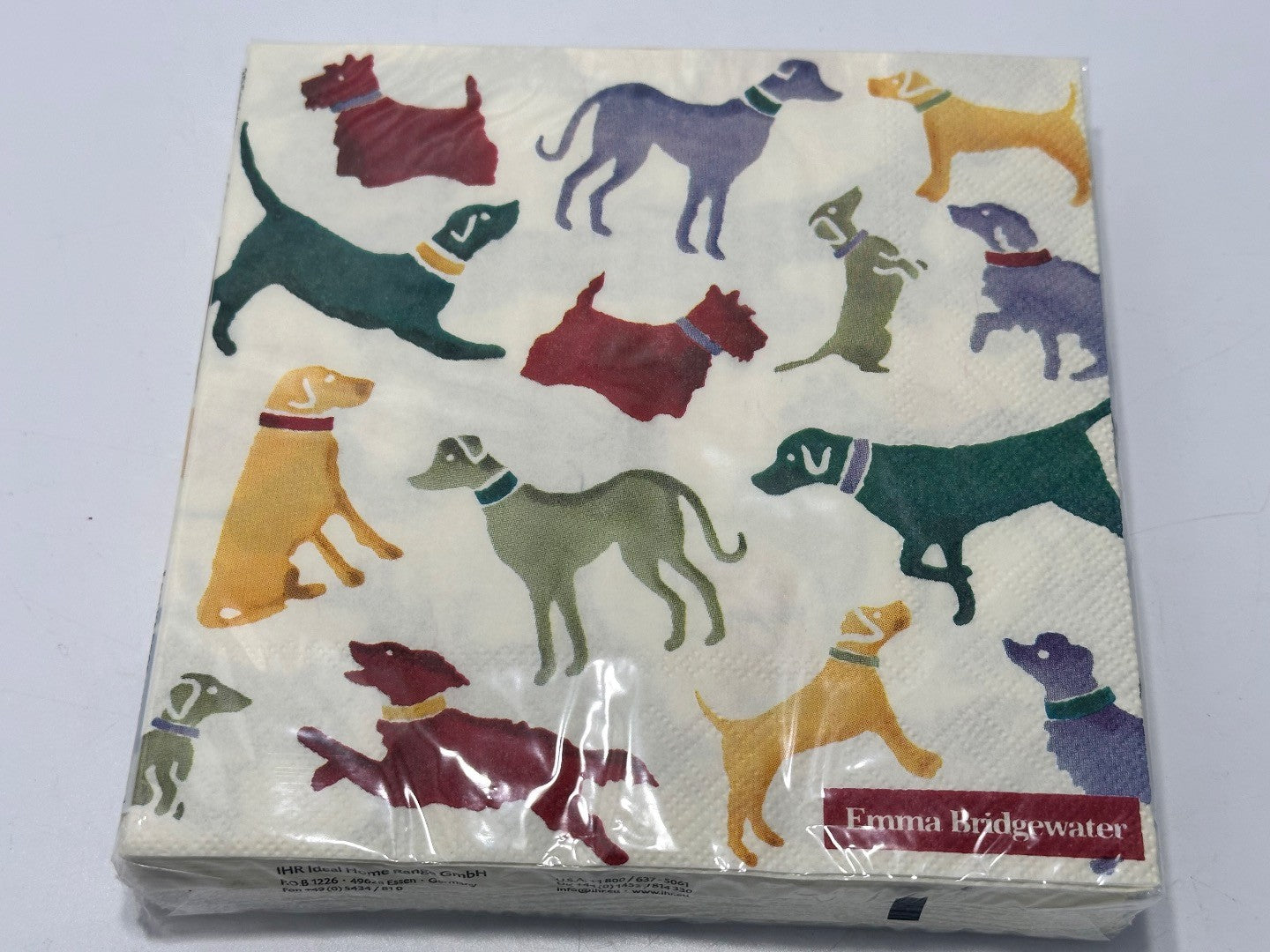 Emma Bridgewater Polka Dogs Cream IHR paper napkins 3 ply 33 cm 20 pk