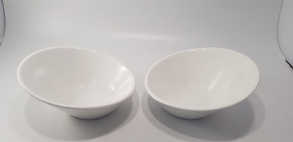 10 Strawberry Street Asymmetric Snack Bowls with Serving Dimple x2 Excellent Condition