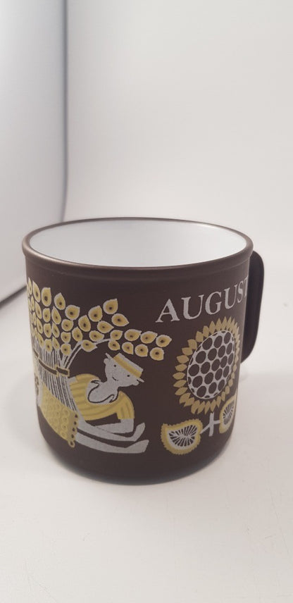 Vintage Hornsea August Mug By Kenneth Townsend Lancaster Pottery Excellent Condition