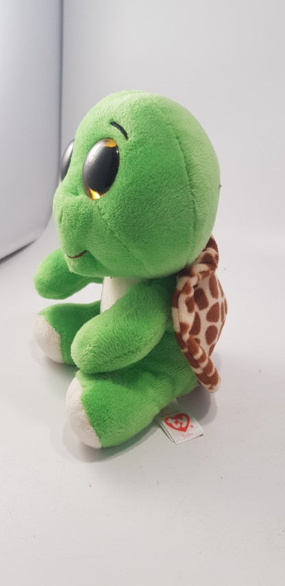 TY Beannie Babies 6" Turbo The Turtle Plush Excellent Condition