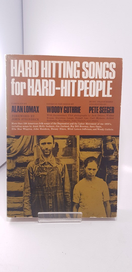 Hard Hitting Songs for Hard-Hit People Foreword by John Steinbeck Paperback VGC