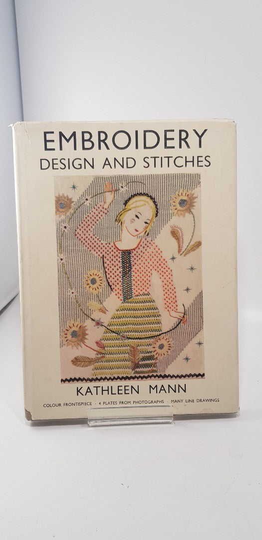 Embroidery Design & Stitches by Kathleen Mann 1st Ed. Hardback 1937 VGC Vintage